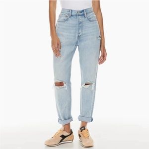 nwot Denim Forum bf high rise loose 26 30L